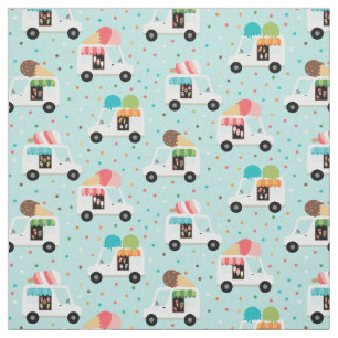 Eiscreme Trucks Sprinkles Girls Hübsch Stoff