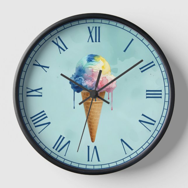 Eiscreme Uhr (Vorderseite)
