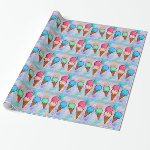 Eiscreme-Umschlagpapier Geschenkpapier