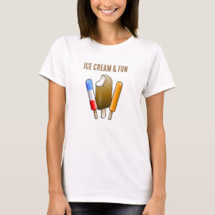 Eiscreme und Eis am Stiel T-Shirt