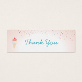 Eiscreme und Popsicle Summer Party Danke für die M