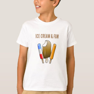 Eiscreme und Spaß zum Geburtstag T-Shirt