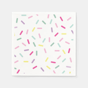 Eiscreme und Sprinkles Sweet One 1. Geburtstag Serviette