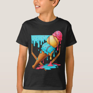 Eiscreme verkaufen Funny Sell Männer Kinder Jungen T-Shirt