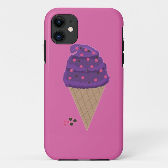 Eiscreme-Waffel Case-Mate iPhone Hülle (Rückseite)