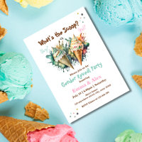 Eiscreme-Waffel Was ist die Scoop Gender Reveal