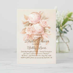 Eiscreme-Waffelblume Einladung, Boho-Party Einladung