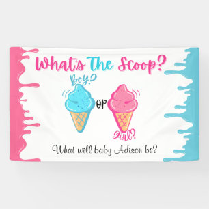 Eiscreme Was ist die Scoop Gender-Offenbarung? Banner