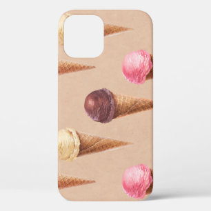 Eiscreme Wasserfarbe Nahtlose Illustration Case-Mate iPhone Hülle