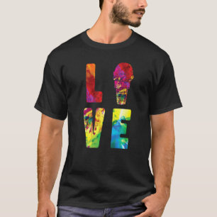 Eiscreme Watercolor Cone Sundae Liebe T-Shirt