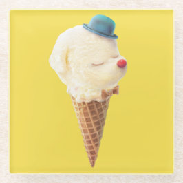 Eiscreme Welpe - Sweet & Chill Glasuntersetzer