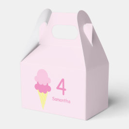 Eiscreme zum Geburtstag Geschenkschachtel