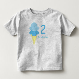 Eiscreme zum Geburtstag Kleinkind T-shirt