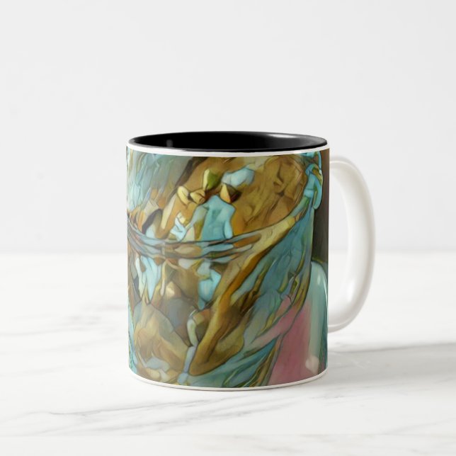 Eiscreme Zweifarbige Tasse (VorderseiteRechts)