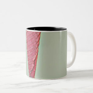Eiscreme Zweifarbige Tasse