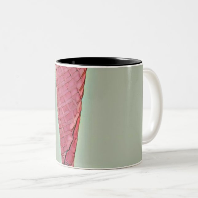Eiscreme Zweifarbige Tasse (VorderseiteRechts)