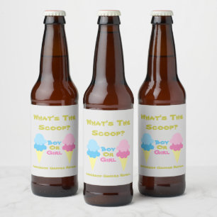 EiscremeGender Bierflaschenetikett
