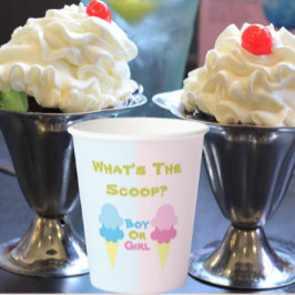 EiscremeGender Pappbecher