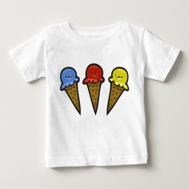Eiscremekonen Nr. 4 Baby T-shirt (Vorderseite)
