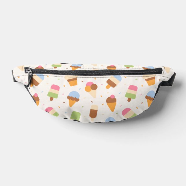 Eiscrememuster, Eiscreme-Kone, Eisvogel Bauchtasche (Ablage )