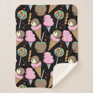 Eiscrememuster   Lollenmuster   Lollipop 24 Sherpadecke