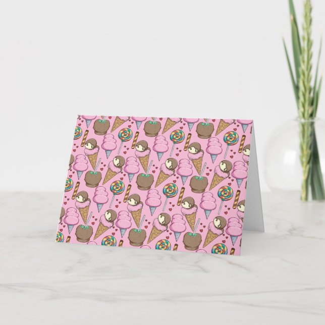 Eiscrememuster | Lollenmuster | Lollipop 26 Karte (Vorderseite)