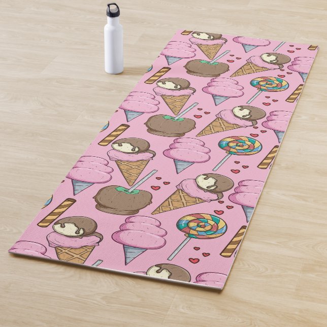 Eiscrememuster | Lollenmuster | Lollipop 26 Yogamatte (Beispiel)