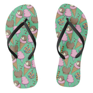 Eiscrememuster   Lollenmuster   Lollipop 29 Flip Flops