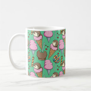 Eiscrememuster Lollenmuster Lollipop 29 Kaffeetasse