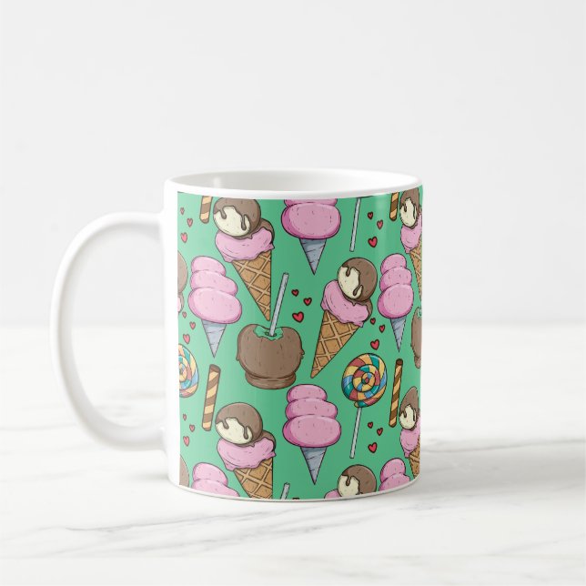 Eiscrememuster | Lollenmuster | Lollipop 29 Kaffeetasse (Links)