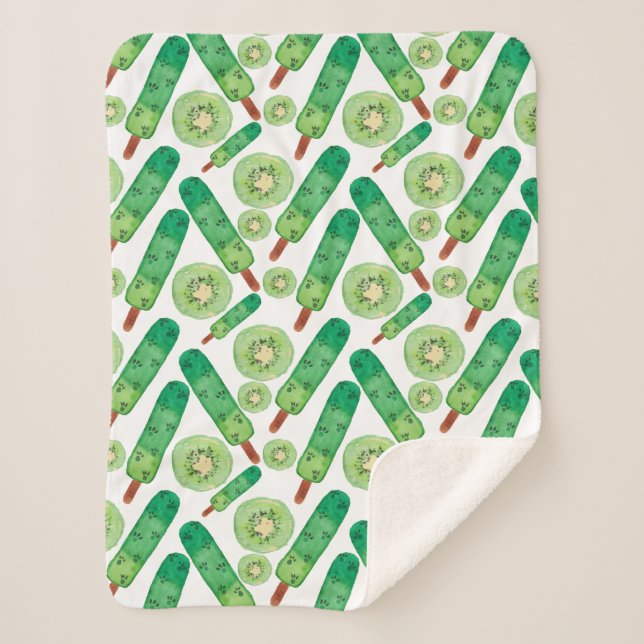 Eiscrememuster | Lollenmuster | Lollipop 3 Sherpadecke (Vorderseite)