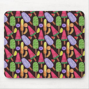 Eiscrememuster Lollenmuster Lollipop 4 Mousepad