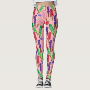 Eiscrememuster Lollenmuster Lollipop 9 Leggings
