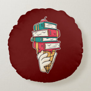 Eiscremepuppe Rundes Kissen