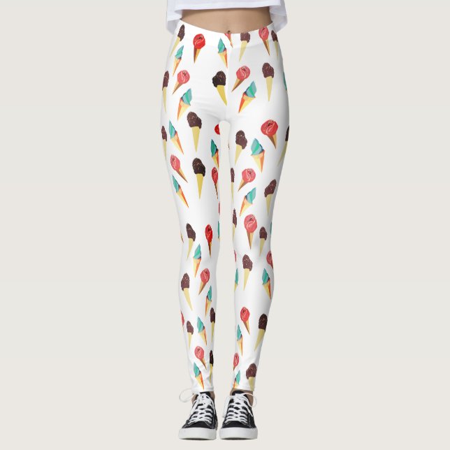 Eiscremes Leggings (Vorderseite)