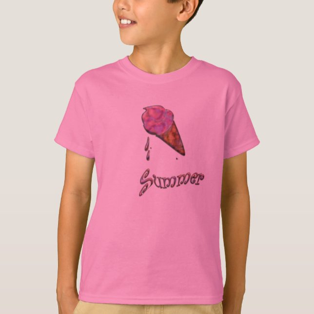 Eiscremeschmelzen T-Shirt (Vorderseite)