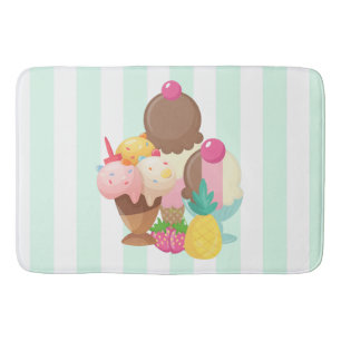 Eiscremesuppen mit Sprinklen Badematte