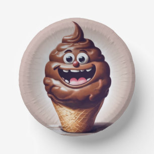 Eiscremetage - niedlicher Brustkorb Pappteller