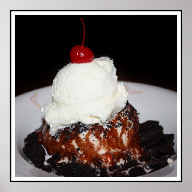 Eiscremewüste Poster (Vorne)