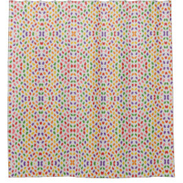 Eisdiele Pop Leckerei Duschvorhang