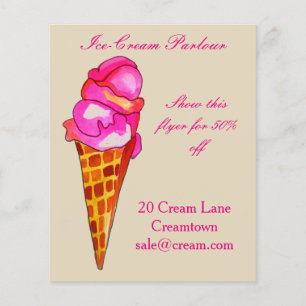 Eisdielen Eisdielen Flyer