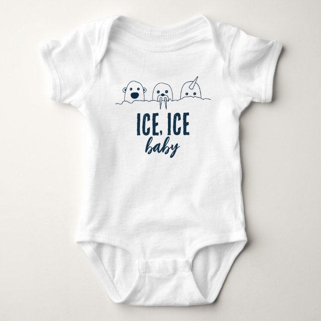 Eiseis Baby Arctic Animals Baby Long Sleeve Shirt (Vorderseite)