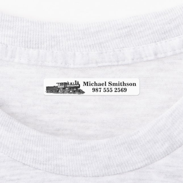 Eisen auf Etiketten für die Dampfzugbahn (Befestigt)