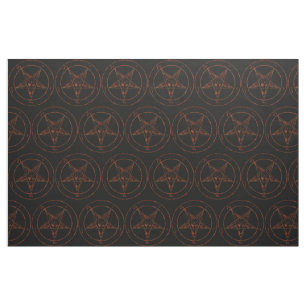 Eisen-Baphomet-Dämon Goth-Stoff Stoff