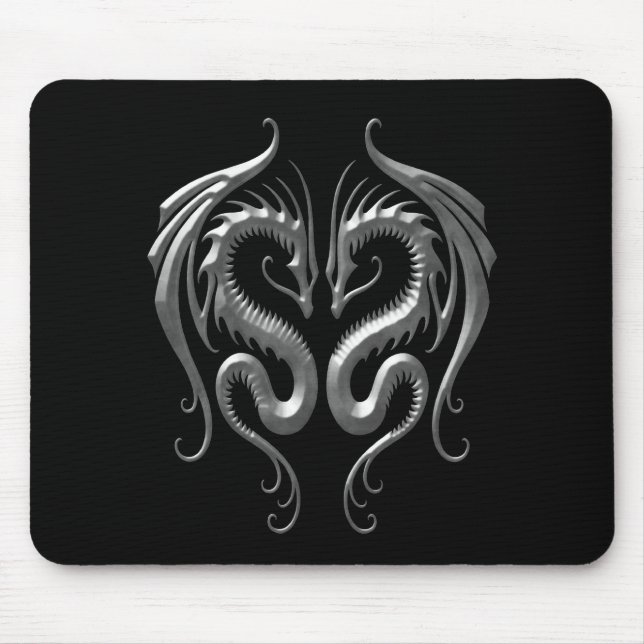Eisen-Drachen Mousepad (Vorne)