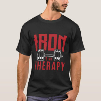 Eisen ist mein therapeutisches Cooles Fitnessstudi T-Shirt