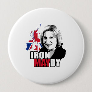 Eisen Maydy die eiserne Lady - - Button