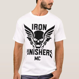 Eisen-Punisher-Logo S-Ärmel T-Shirt Männer XL