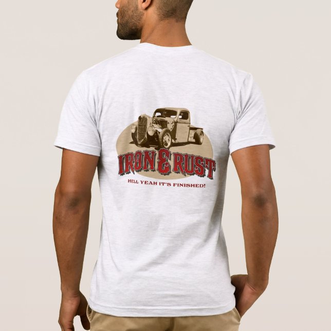 Eisen- & Rost-Ratten-Rod T-Shirt (Rückseite)