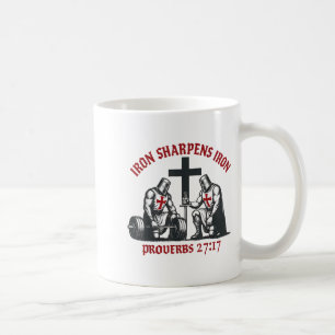 Eisen schärft Eisen Bibel Schrift Christliches Fit Kaffeetasse